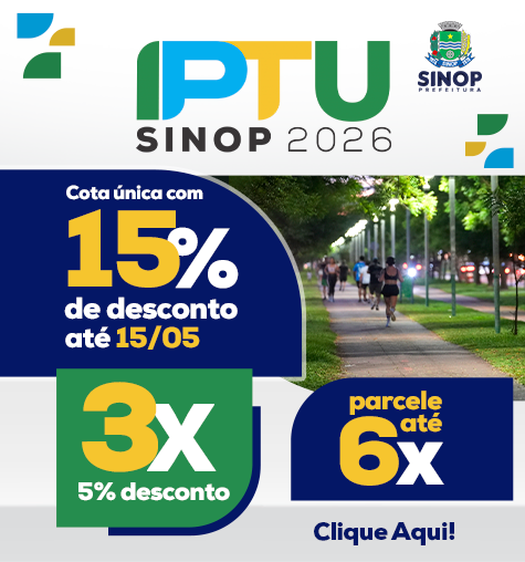 Campanha IPTU Sinop